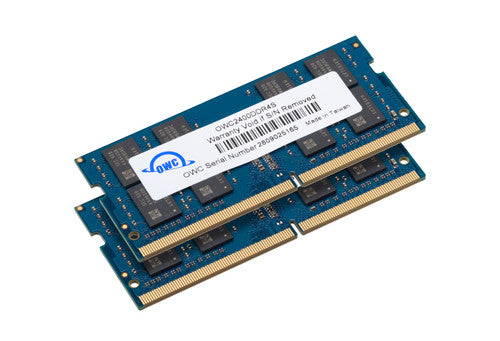 OWC 32GB (16GB x 2) DDR4 PC4-19200 2400MHZ SODIMM 260-Pin ram memory OWC 32GB (16GB x 2) DDR4 PC4-19200 2400MHZ SODIMM 260-Pin ram memory